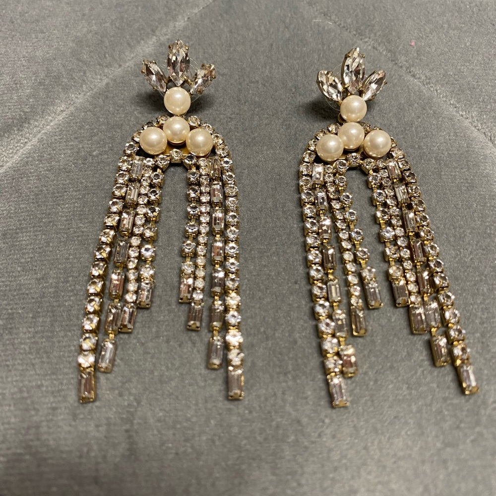 Stella & Dot interchangeable earrings.